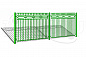 Забор металлический ОЗ-4 ОЗ094 для уличной площадки