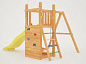 Детская деревянная площадка Савушка Мастер 6 без покрытия с качелями