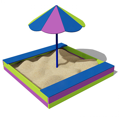 песочница с навесом 05005.21 для детской площадки