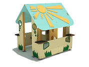 домик солнышко для детской площадки