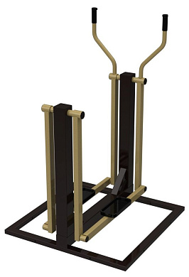 уличный тренажер sport-fora лыжник ytr1 на раме для спортивной площадки