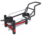 уличный тренажер гк-023-мма для спортивной площадки