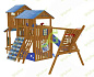 Детский комплекс Igragrad Premium Домик 3 для общественных мест