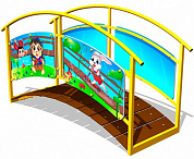 игровой макет мостик-переход м1 им249 для детских площадок