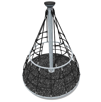 карусель с полом из резиновой крошки эко 04412 для детской площадки