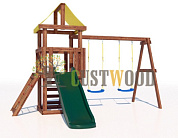 детская деревянная площадка custwood junior color jc6 для дачи