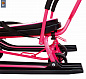 Снегокат c колесами Барс 111 Mobile с Т-образным толкателем розовый