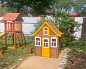 Детский домик Можга Цветочный Р920-4 желтый