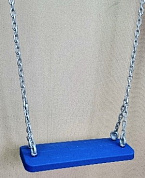 сиденье для качелей igragrad с металлическим вкладышем синий