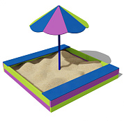 песочница с навесом 05005.21 для детской площадки