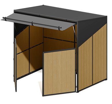 контейнерный шкаф модуль хоз-12 для уличной площадки