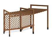 пергола пм-34 для парков и зон отдыха