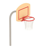 баскетбольный щит romana 203.12.01 min для спортивной площадки