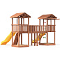 Детская площадка Можга Спортивный городок 6 СГ6-Р922 с узким скалодромом крыша дерево