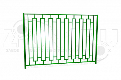 Забор металлический ОЗ-13 ОЗ016 для уличной площадки
