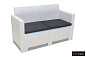Комплект мебели B:rattan Nebraska 2 Set диван, 2 кресла и стол белый уличный