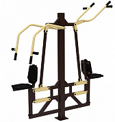 уличный тренажер sport-fora жим от груди и вертикальная тяга yt8 для спортивной площадки