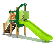 игровой комплекс дгс горка н-100 от 3 лет для детской площадки