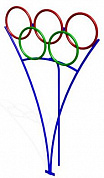 мишень для бросания мяча олимпийские кольца сэ104 для спортивной площадки