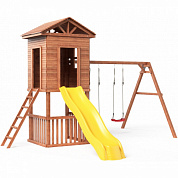 детская деревянная площадка можга спортивный городок избушка сг-и крыша дерево 