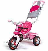 трехколесный велосипед smoby baby draiver confort розовый,70*50*52 см.