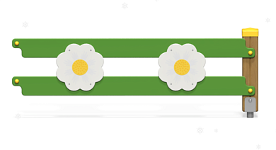 ограждение ромашка мф-41 для детской площадки