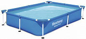 каркасный бассейн bestway steel pro 56401 bw 221х150х43 см, 1200л