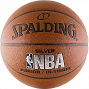 мяч баскетбольный spalding nba silver с логотипом nba 74556z