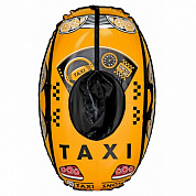 тюбинг-ватрушка овальная тяни-толкай машинка taxi snow