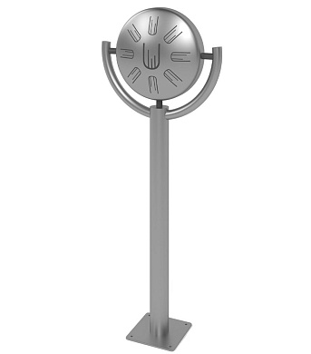 музыкальный инструмент лепестковый барабан – 9 эко-291003 для детской площадки