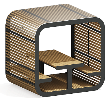 пергола атмосфера пм-112 для парков и зон отдыха