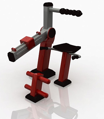 уличный тренажер ут-030 для спортивных площадок