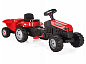 Педальный трактор с прицепом Pilsan Active Tractor 07316