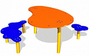 детский столик семицветик сп190 для игровой площадки