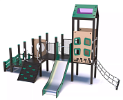 детский комплекс premium-eco дг.прм04 для игровой площадки