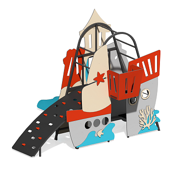 игровой комплекс морской ик-215 для детской площадки