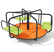 карусель с полом из резиновой крошки 04402.21 для детской площадки