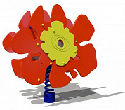 качалка на пружине аленький цветочек 04043 для детской площадки