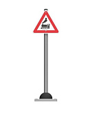 дорожный знак romana железнодорожный переезд 057.96.00-03 для детской площадки