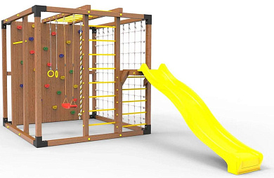 детская площадка пикник куб оптимус с горкой