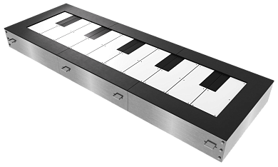 встраиваемое пианино для детской площадки