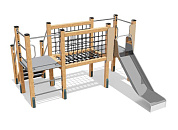 детский игровой комплекс вст 5511/1 для уличной площадки
