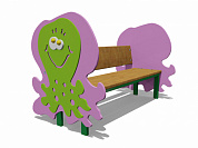 скамейка детская медуза 26017 для игровой площадки