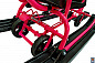 Снегокат c колесами Барс 111 Mobile с Т-образным толкателем розовый