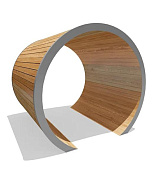 тоннель деревянный вст 9714 для уличной площадки