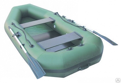 гребная надувная лодка лидер компакт-265 зеленая