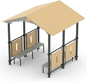 игровой домик-беседка romana 301.08.00 для детских площадок