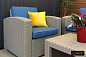 Комплект мебели B:rattan Premium 4 серый уличный