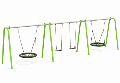 качели н24.043012 металлические для детской площадки