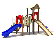 игровой комплекс actiwood aw-17 для детской площадки